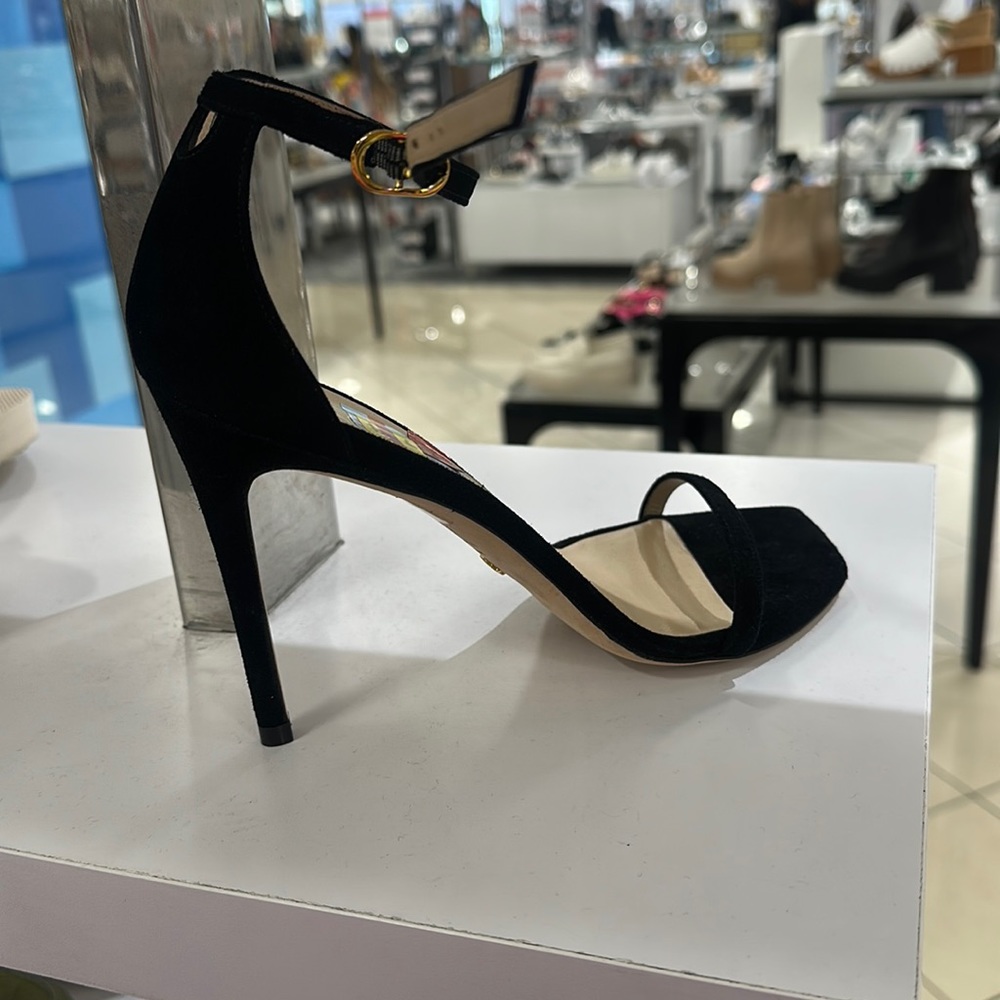 Stuart Weitzman Nudistcurve -  Black Suede
